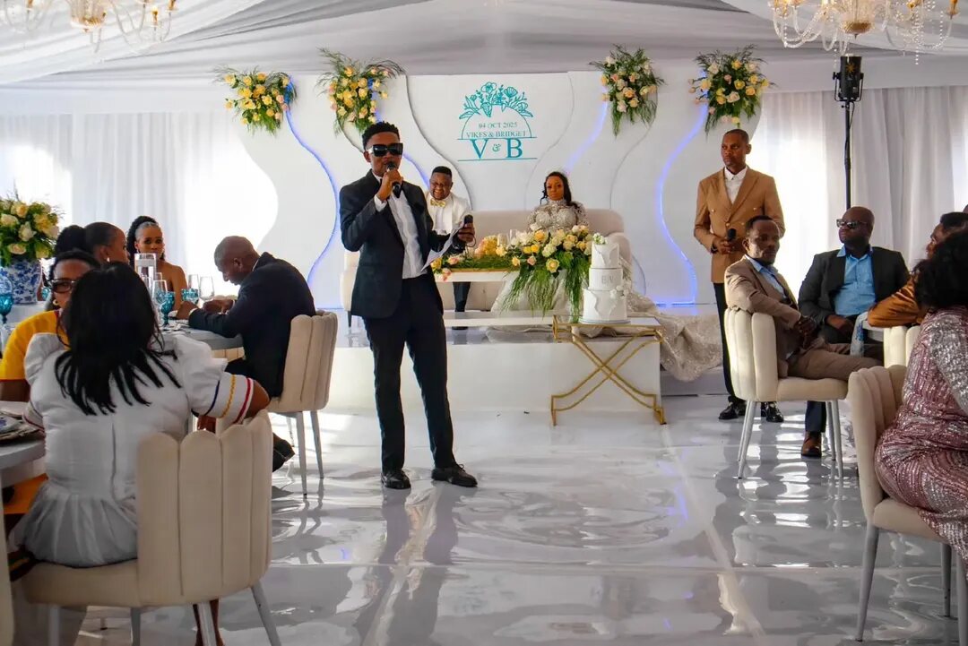 The speeches, at a wedding Danny hosted
